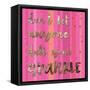 Sparkle Glam Pinks 2-Melody Hogan-Framed Stretched Canvas