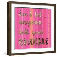 Sparkle Glam Pinks 2-Melody Hogan-Framed Art Print