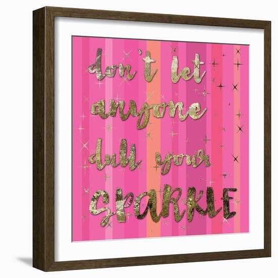 Sparkle Glam Pinks 2-Melody Hogan-Framed Art Print