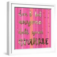 Sparkle Glam Pinks 2-Melody Hogan-Framed Art Print