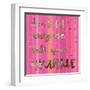 Sparkle Glam Pinks 2-Melody Hogan-Framed Art Print