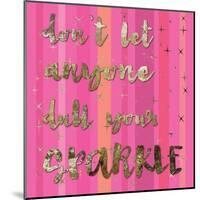 Sparkle Glam Pinks 2-Melody Hogan-Mounted Art Print