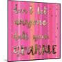 Sparkle Glam Pinks 2-Melody Hogan-Mounted Art Print