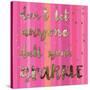 Sparkle Glam Pinks 2-Melody Hogan-Stretched Canvas