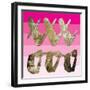 Sparkle Glam Pinks 3-Melody Hogan-Framed Art Print