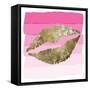 Sparkle Glam Pinks 4-Melody Hogan-Framed Stretched Canvas