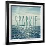 Sparkle In The Ocean-Sarah Gardner-Framed Art Print