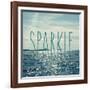 Sparkle In The Ocean-Sarah Gardner-Framed Art Print