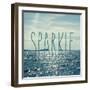 Sparkle In The Ocean-Sarah Gardner-Framed Art Print