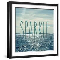 Sparkle In The Ocean-Sarah Gardner-Framed Art Print