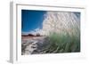 Sparkle-water shot of a wave off a Hawaiian beach-Mark A Johnson-Framed Photographic Print