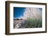 Sparkle-water shot of a wave off a Hawaiian beach-Mark A Johnson-Framed Photographic Print