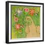 Sparkler Bouquet Elephant-Wyanne-Framed Giclee Print