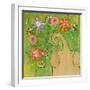 Sparkler Bouquet Elephant-Wyanne-Framed Giclee Print