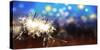 Sparkler - New Year / New Year's Eve / Celebration-pattilabelle-Stretched Canvas