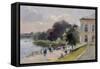 Sparkling Afternoon, Richmond, 1993-Trevor Chamberlain-Framed Stretched Canvas