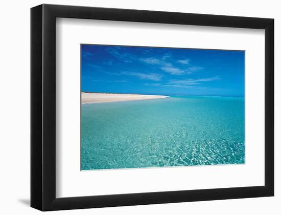 Sparkling Beach-null-Framed Art Print