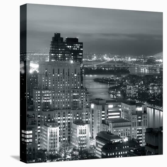 Sparkling City-Hakan Strand-Stretched Canvas