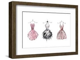 Sparkling Dress Trio-Gina Ritter-Framed Photographic Print