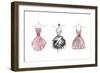 Sparkling Dress Trio-Gina Ritter-Framed Photographic Print