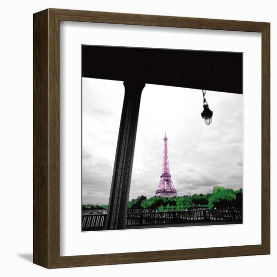 Sparkling Eiffel-Anne Valverde-Framed Art Print