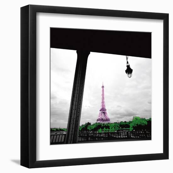 Sparkling Eiffel-Anne Valverde-Framed Art Print