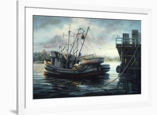 Sparkling Fish Nets-Nicky Boehme-Framed Giclee Print