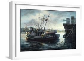 Sparkling Fish Nets-Nicky Boehme-Framed Giclee Print