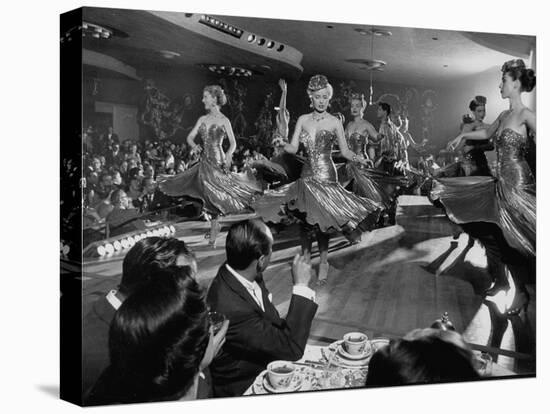 Sparkling Girls Dancing on Stage During the Las Vegas Nightlife Boom-Loomis Dean-Stretched Canvas