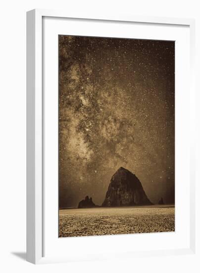 Sparkling Skies Over HaystacK-Don Schwartz-Framed Premium Giclee Print