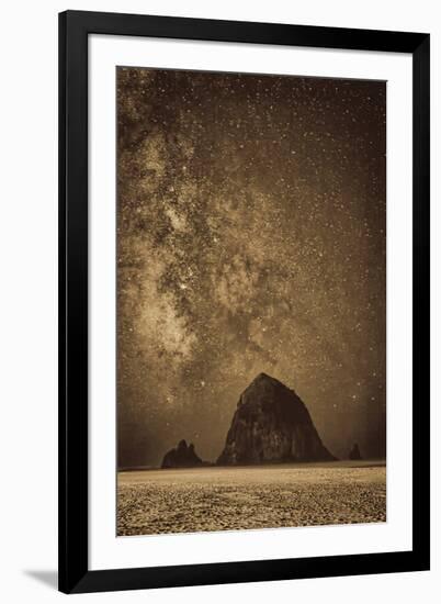 Sparkling Skies Over HaystacK-Don Schwartz-Framed Premium Giclee Print