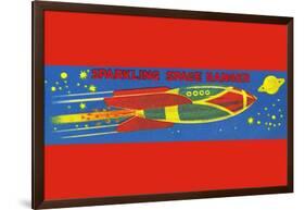 Sparkling Space Ranger-null-Framed Art Print