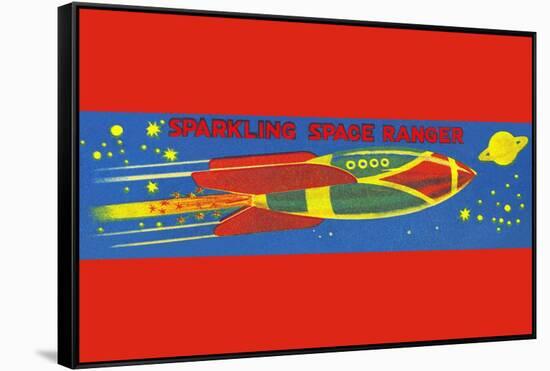 Sparkling Space Ranger-null-Framed Stretched Canvas