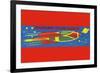 Sparkling Space Ranger-null-Framed Premium Giclee Print