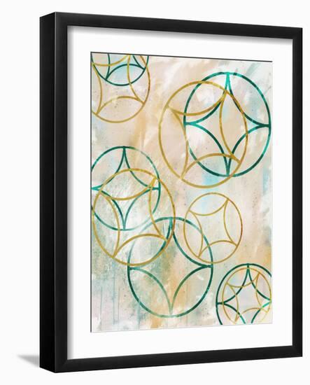 Sparkling Spheres 2-Cynthia Alvarez-Framed Art Print