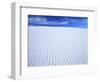 Sparkling White Rippled Gypsum Dunes, White Sands Nm, New Mexico, USA-Jerry Ginsberg-Framed Photographic Print