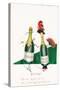 Sparkling Wine, Probably Christmas Card-null-Stretched Canvas