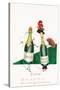 Sparkling Wine, Probably Christmas Card-null-Stretched Canvas