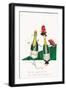 Sparkling Wine, Probably Christmas Card-null-Framed Giclee Print