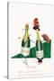 Sparkling Wine, Probably Christmas Card-null-Stretched Canvas