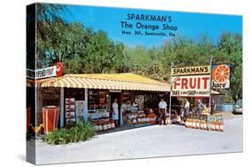 Sparkman's Orange Shop, Sumtervlle, Florida-null-Stretched Canvas