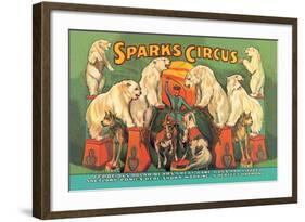 Sparks Circus-null-Framed Art Print