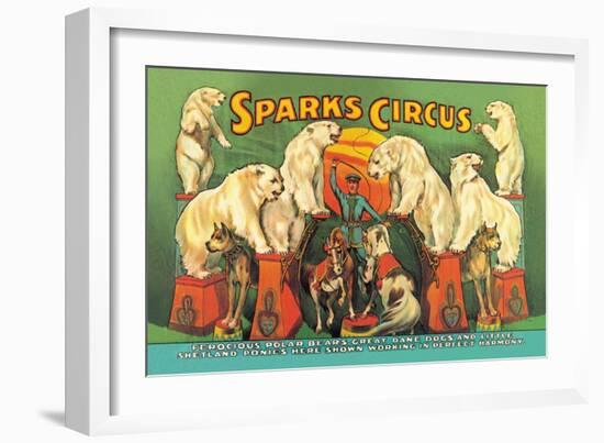 Sparks Circus-null-Framed Premium Giclee Print