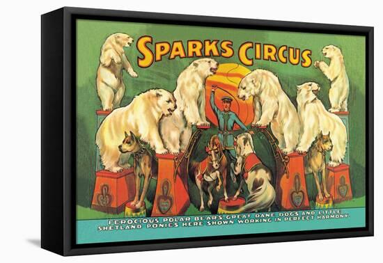 Sparks Circus-null-Framed Stretched Canvas