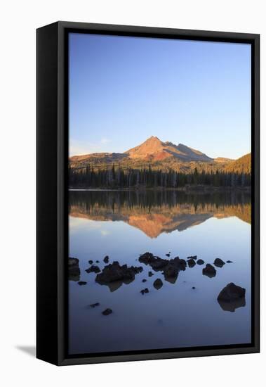 Sparks Lake with Broken Top, Deschutes National Forest Oregon, USA-Jamie & Judy Wild-Framed Stretched Canvas