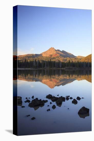 Sparks Lake with Broken Top, Deschutes National Forest Oregon, USA-Jamie & Judy Wild-Stretched Canvas