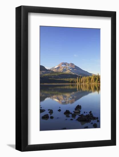 Sparks Lake with Broken Top, Deschutes National Forest Oregon, USA-Jamie & Judy Wild-Framed Photographic Print