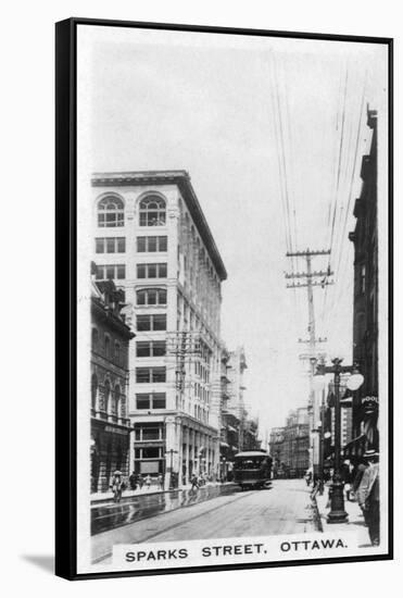 Sparks Street, Ottawa, Canada, C1920s-null-Framed Stretched Canvas