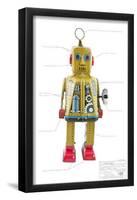 Sparky Robot-null-Framed Poster