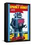 Sparky Robot-null-Framed Stretched Canvas